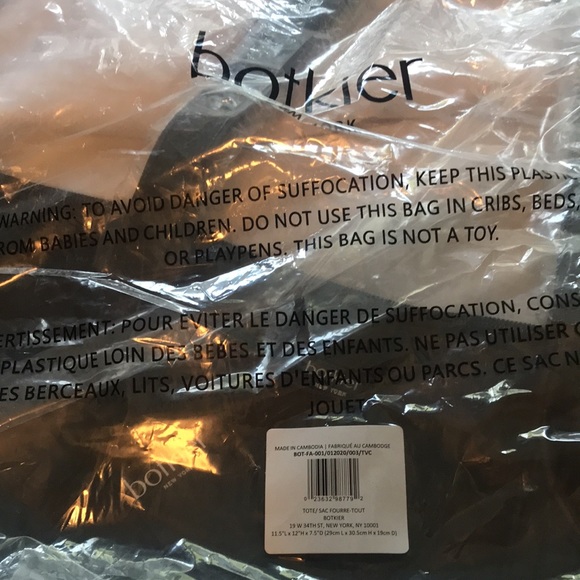 Botkier New York tote bag- NWT. Black - Picture 4 of 4